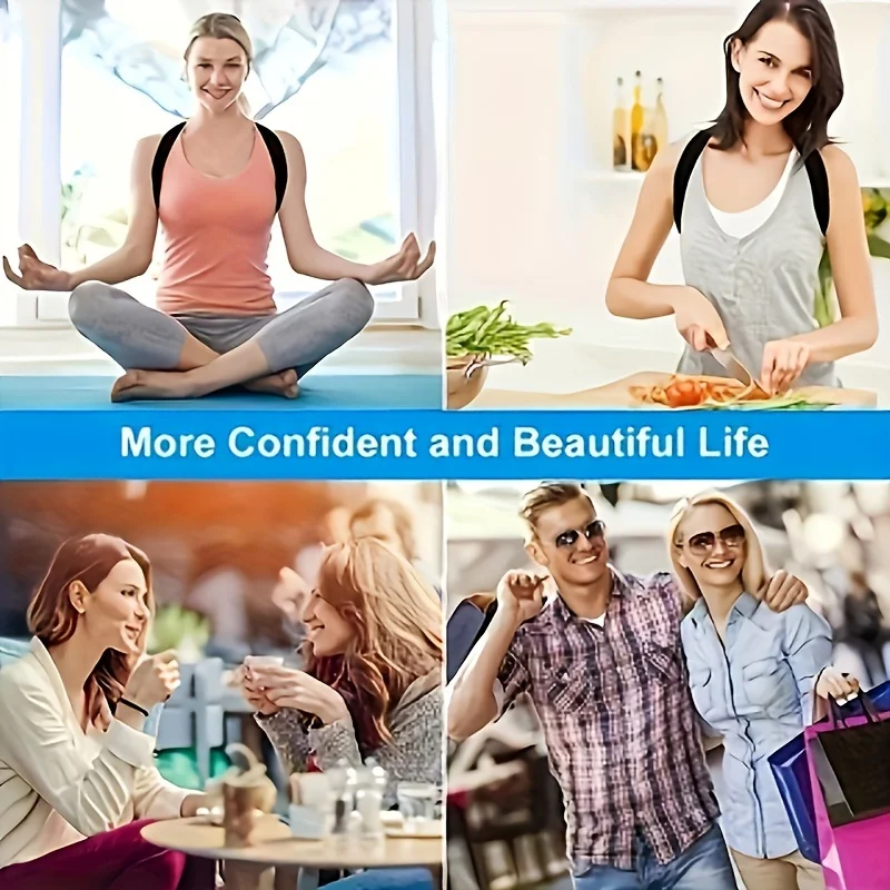 อุปกรณ์พยุงหลังสําหรับผู้ชายและผู้หญิง - เข็มขัดพยุงหลังแบบแม่เหล็กสําหรับหลังส่วนล่างและส่วนบน (ซื้อขนาดขึ้นไป)