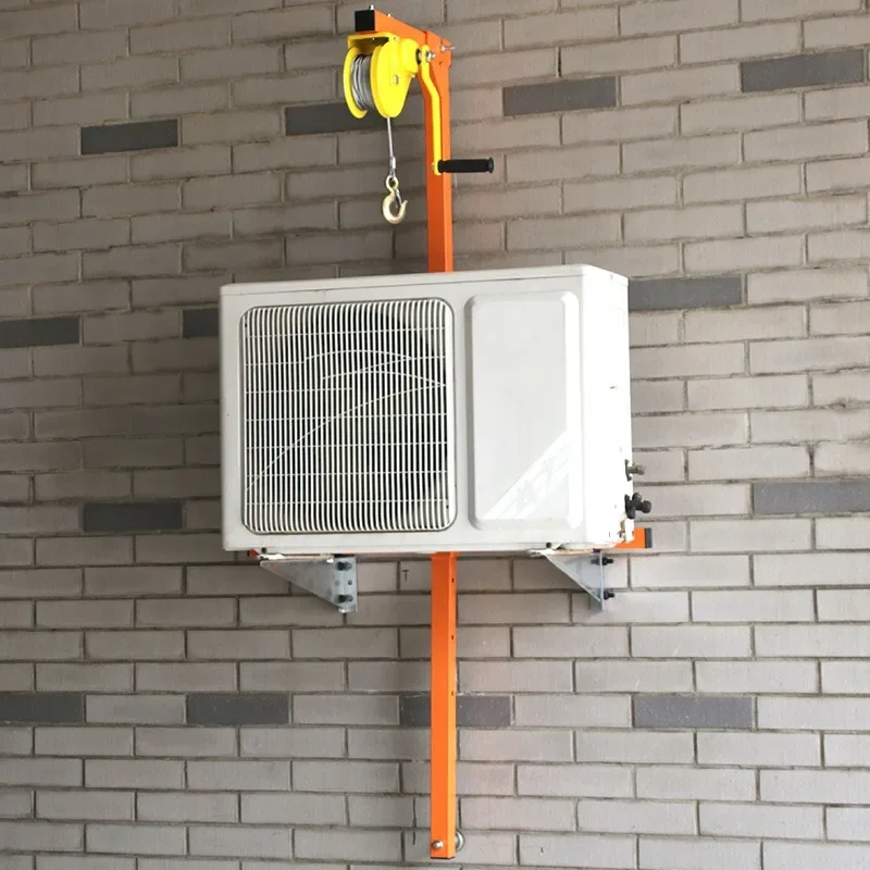 Factory Direct Compatible with30M 150KG Labor Saving Small Crane for Lifting air Conditioner Outdoor Unit