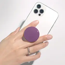 Popped Ins Korean style Macaron socket Phone Talk Grip Stretchable Folding Simple Phone Holder