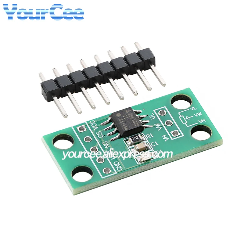 5pcs/1pc X9C103S Adjustable Digital Control (XDCP) Potentiometer Module 10kohm 50kohm 100kohm 0-10kΩ 0-50kΩ 0-100kΩ 3V-5V