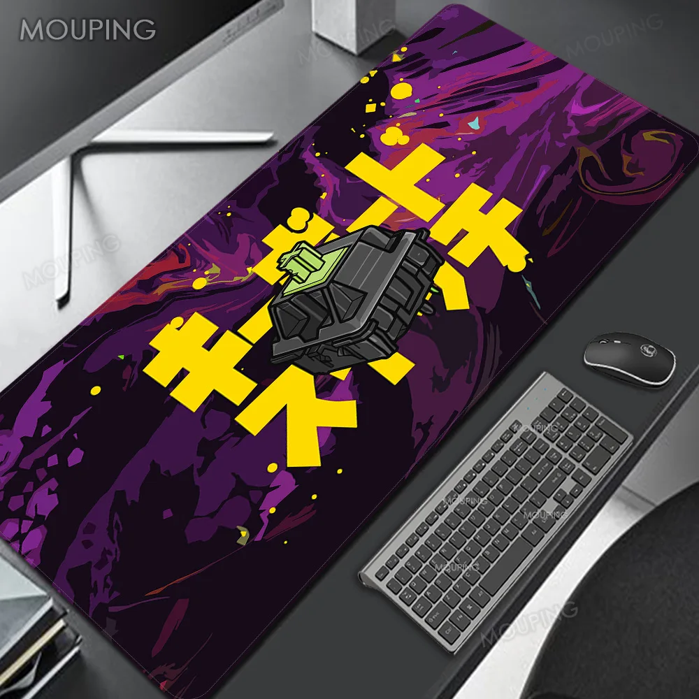 

Laptop Yellow Mouse Pad Switch Pad Deskmat Mechanical Keyboard Mousepad Company Gamer Cabinet Keyboard Gaming Office Accessories