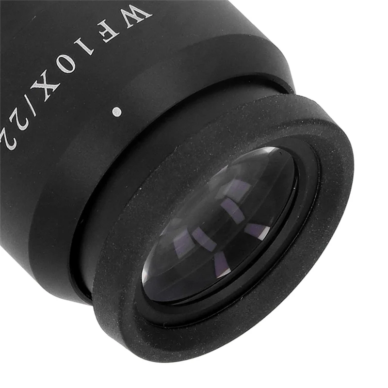 AP-WF10X/22 2PCS Microscope Ocular Eyepiece Wide Angle Eyepoint Lens Adjustable Field 30Mm Widefield Design