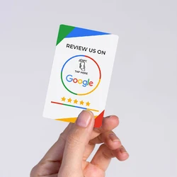 프로그래밍 가능한 Google Review NFC 카드, Google Review Google 비접촉식 검토 카드, 고품질