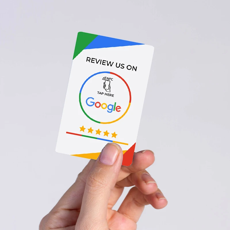 High Quality Programmable Google Reviews NFC Card Google Review Google Contactless Review Card