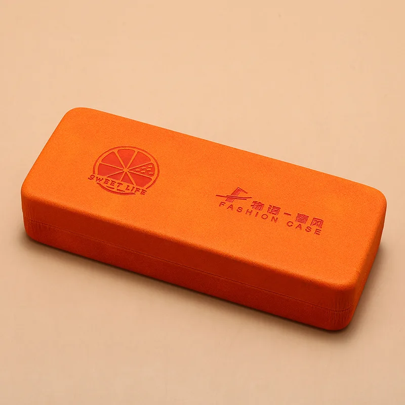 Fashionable square, simple printed sunglasses storage case, portable and pressure-resistant hard shell glasses case - view 4
