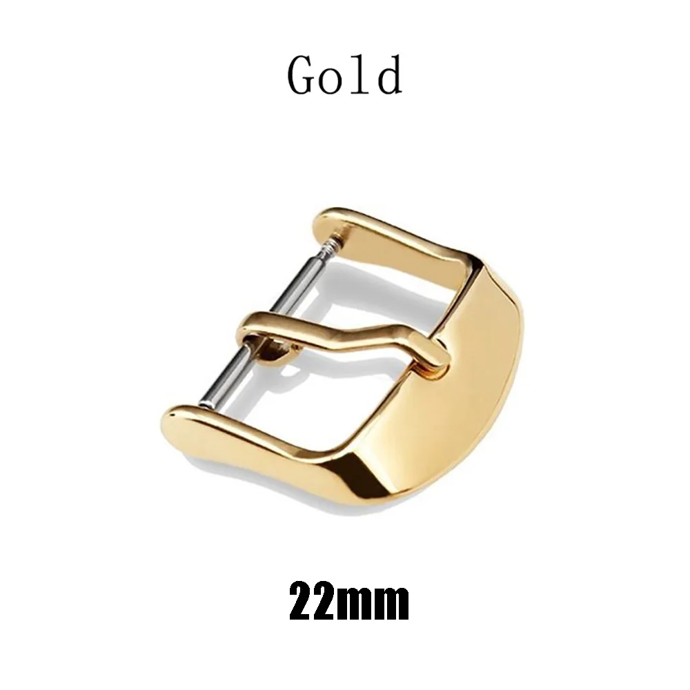 12 14 16 18 20 22mm Replaceable Solid Watchband Buckle Stainless Steel Watch Strap Clasp Watch Accessories