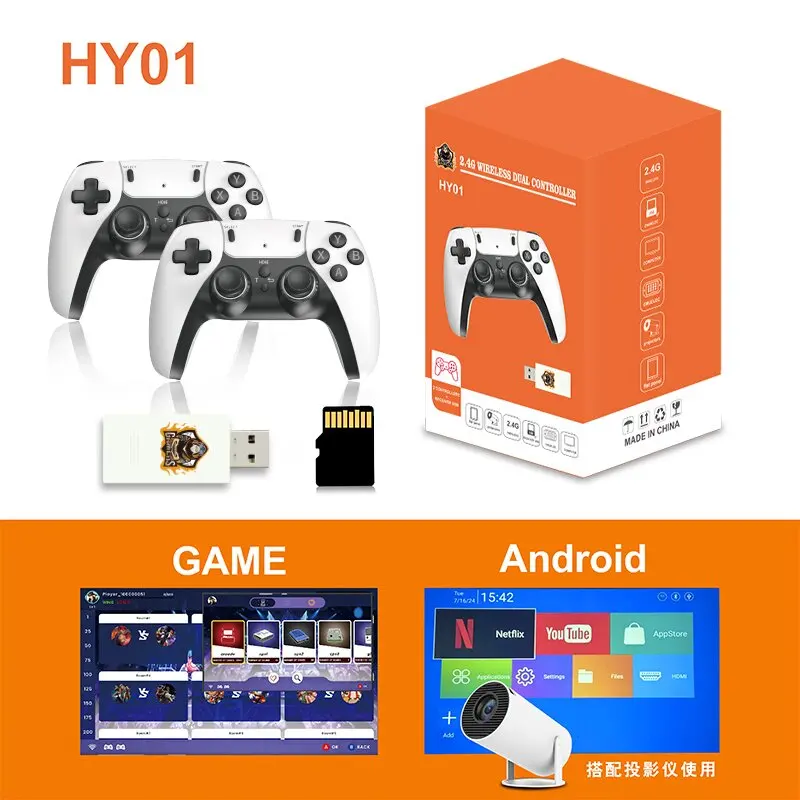 Multi-Player Gaming Consoles HY01 Electronic Video Game Handles Game Stick Support PS1 PSP