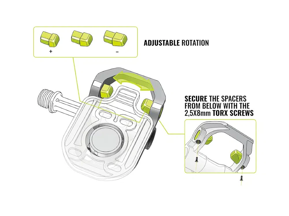 Magped Road 1 Road 2 bicycle pedals Magnetic Pedal 200n Titanium Spindle Aluminum Alloy CNC made Hollow Anti-skid Bearing