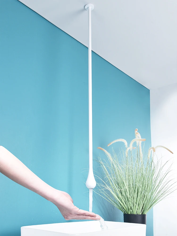 

Automatic Sensor Touchless Bathroom Ceiling Mounted Faucet Brass Ceiling Basin Faucet