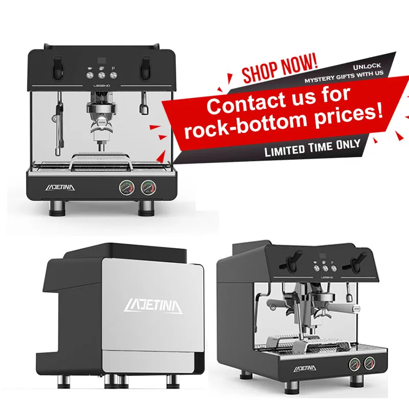 Professional 1 Group Espresso Maker High Quality White Stainless Steel Coffee Machine For Restaurant And Coffee Shop Equipment