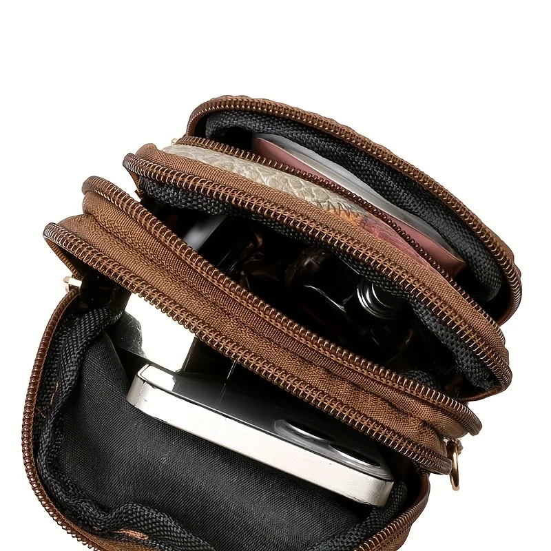 

Unisex Chic Shoulder Crossbody Bag with Zipper Closure, Arm Pack, Everyday Purse for Men Women, Ideal for Travel, Work, Parties