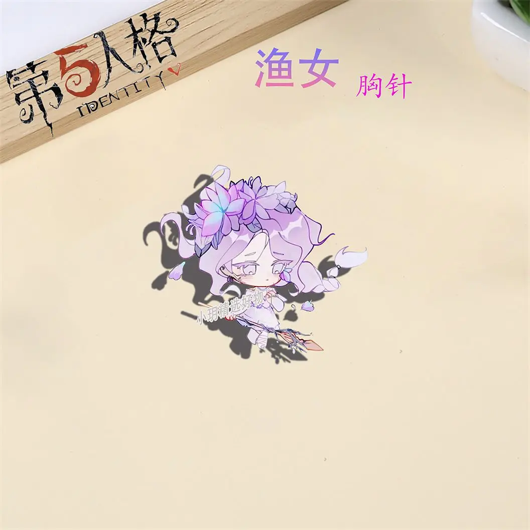 4 個新アイデンティティ V グレースバッジアニメかわいいブローチラペルピン DIY バックパック帽子服アクセサリーグッズギフト