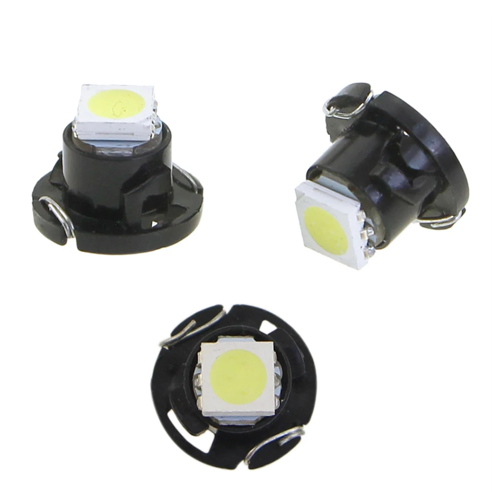 10pcs Dashboard lights T3 T4.2 T4.7 Car LED Neo Wedge Switch Radio Climate Control Bulb Instrument Dash Indicator Ac Panel view 4