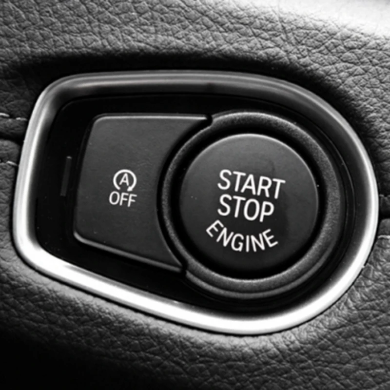 Car Engine Start Stop Switch Button Covers For BMW X1 F48 F49 X2 F39 2Series F45 F46 Car Accessories 61319289135 LHD