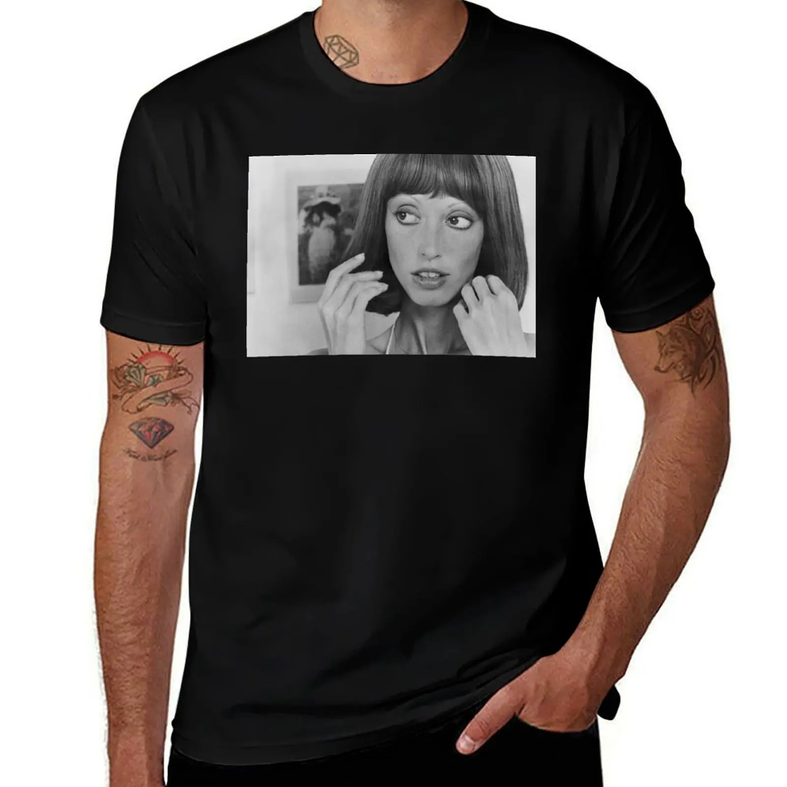 

shelley duvall T-Shirt man t shirt cotton cotton tshirt 100% t shirts cotton 100% T-Shirt
