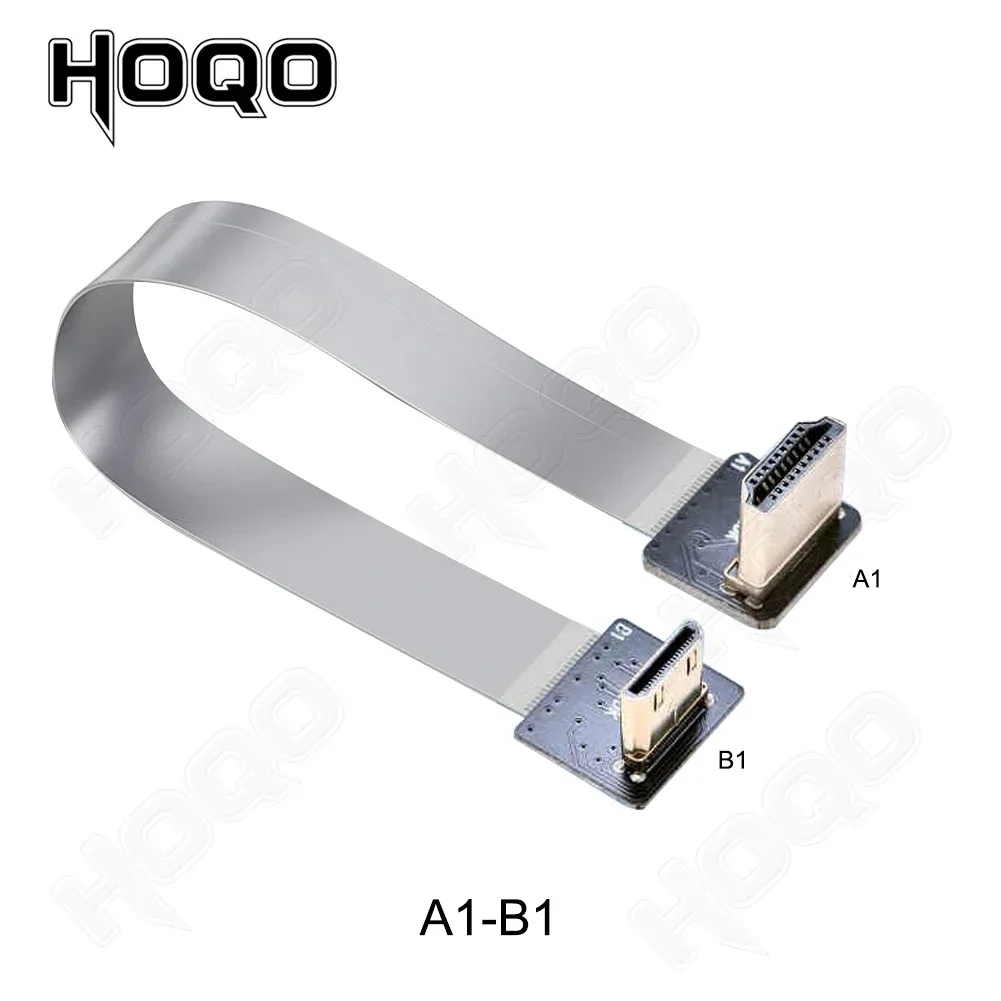 Kabel FPV FFC HDMI do fotografii lotniczej z multikoptera typu A męski na męski HDMI FPC płaski Micro MINI HDMI — zdjęcie produktu 2