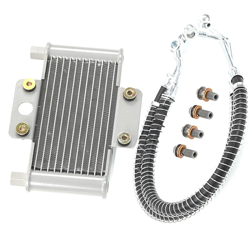 Motorcycle Radiator Engine Oil Cooler Dirt Pit Bike for 150-250Cc Husqvarna Motocross GY6 Oil Cooler