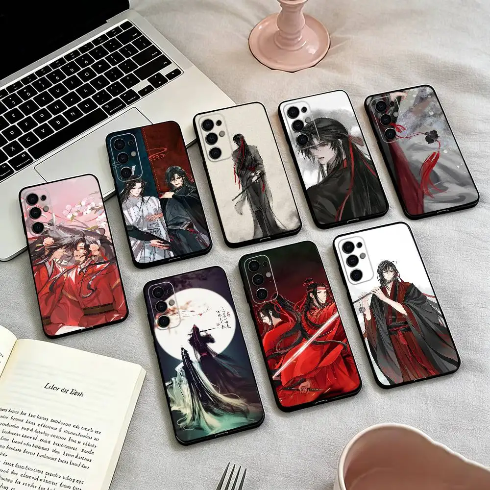 

Mo D-Dao Zu-u Shi Phone Case For Samsung S25,S24,S21,S22,S23,S30,Ultra,S20,Plus,Fe,Soft Silicone Black Cover