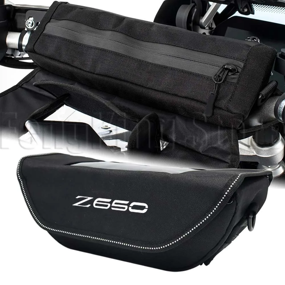 

For KAWASAKI Z650 Z 650 Motorcycle accessory Waterproof And Dustproof Handlebar Storage Bag