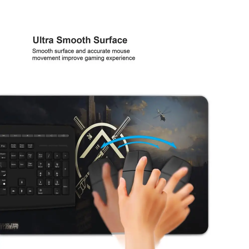 Fuga da Tarkov Mousepad Gamer Deskmat Mouse Pad accessori Desktop Xxl Gaming Anime Extended Desk Pc Large Mause