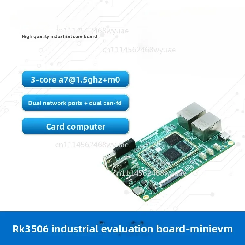 For RK3506J Industrial Development Board, 3-Core A7@1.5GHz Dual Ethernet Dual CAN-FD Evaluation Board