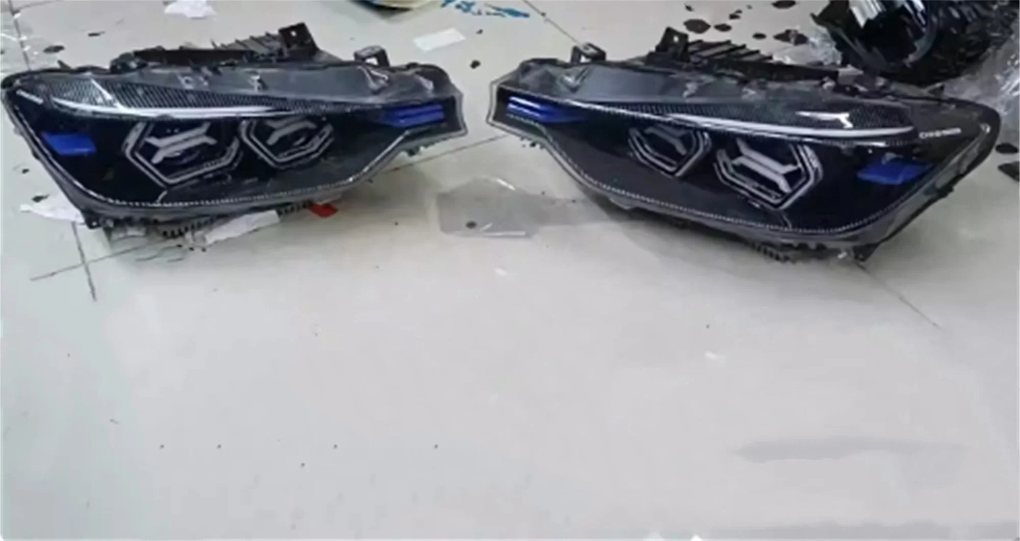 

Car Front Led Headlight for BMW 3 Series f30 oss Daytime Running DRL Head lamp Low High Beam