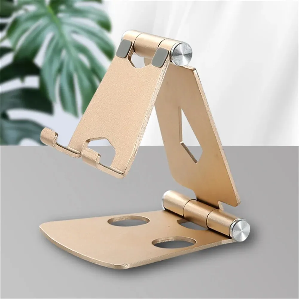 Vanuoxin Desk Mobile Phone Tablet Holder Metal Cell Phone Holder For iPhone Andriod Phone Tablet Stand Desk Phone Holder Bracket