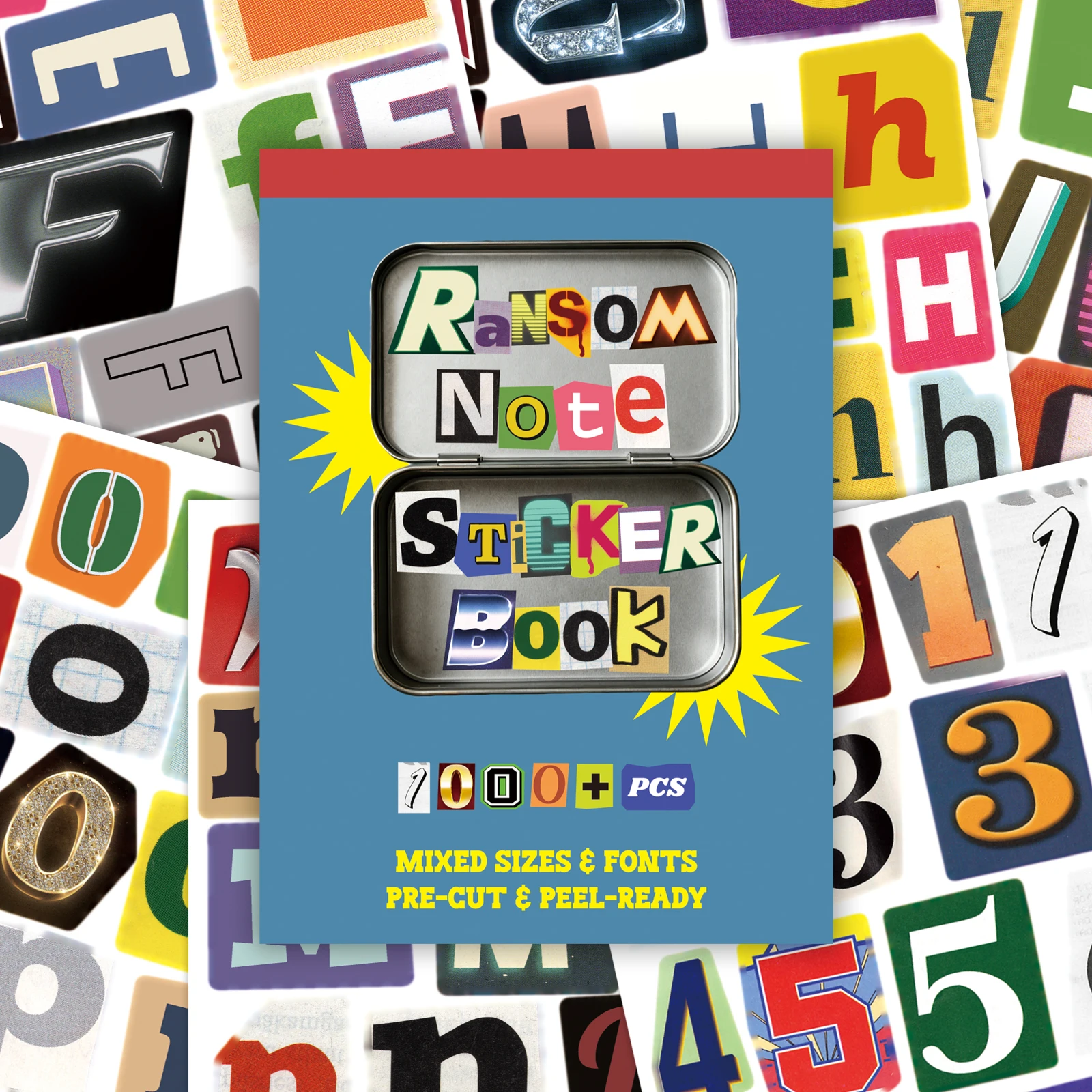 28 Sheets 1000+ Pcs Colorful Letter Collage Stickers, Self Adhesive Big Alphabet Stickers, You Can Freely Combine Words