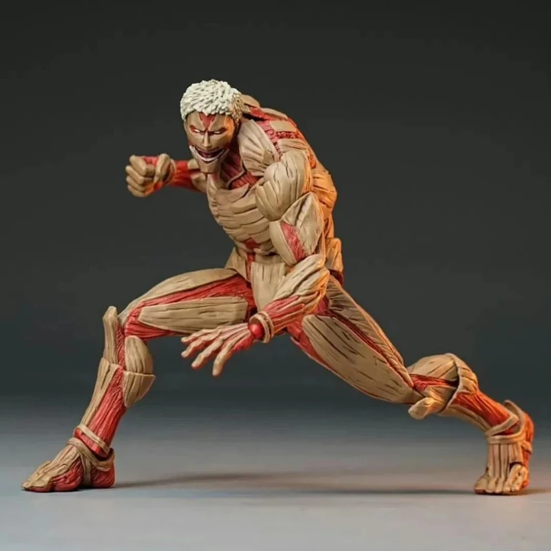 ฟิกเกอร์อนิเมะยอดนิยม ไททันหุ้มเกราะ ขนาด 16 ซม. ชุดประกอบโมเดลแอคชั่นฟิกเกอร์ ขยับได้ ของเล่นสะสมจากมังงะ ของตกแต่ง ของขวัญ