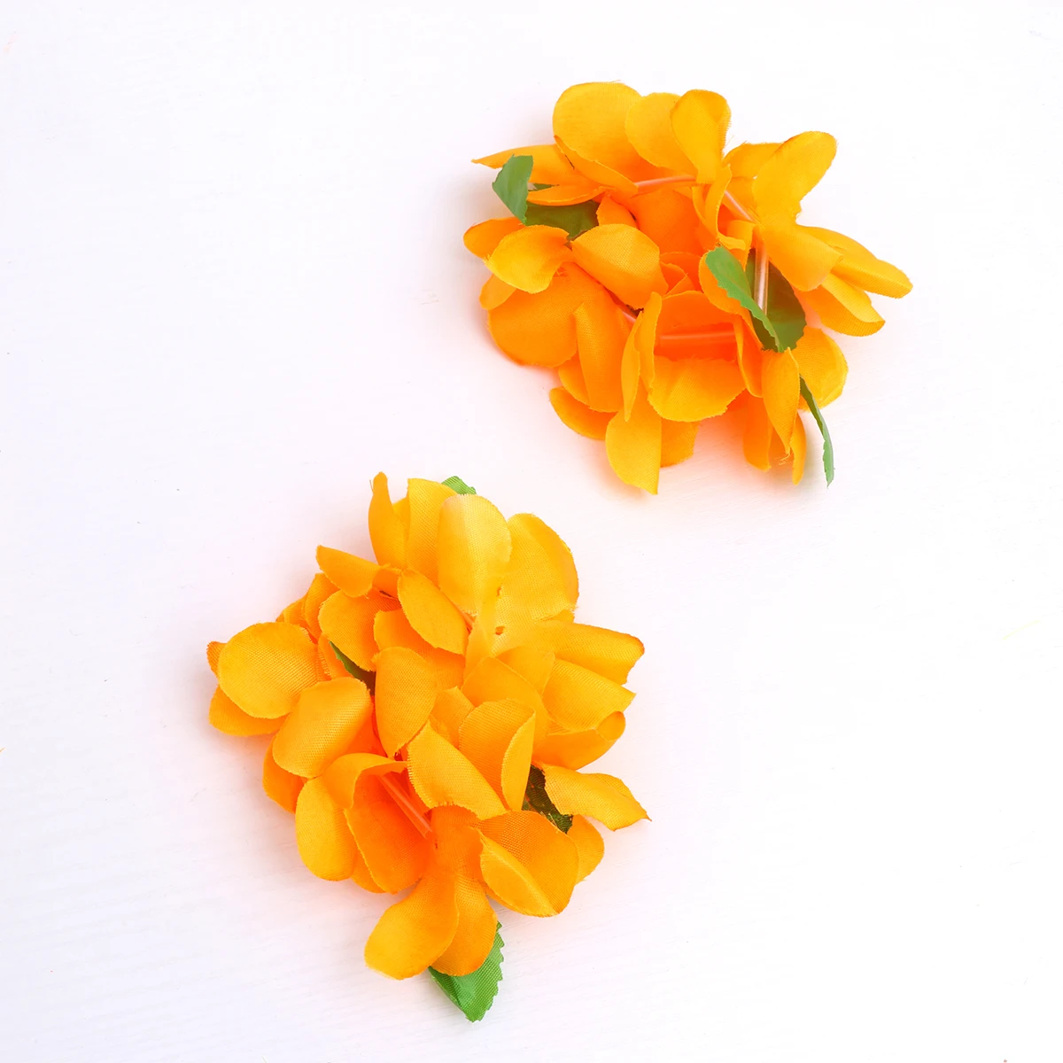 

4pcs 1 Set Hawaiian Garland Necklace Bracelets Thickened Handmade Floral Set For Beach Party Festival Dance Accessories