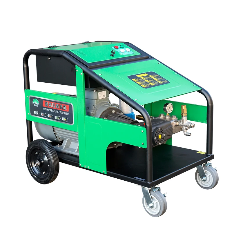 22LPM 500Bar Electric Motor Industrial Ultra High Pressure Washer Cleaning Machine for Ship Cleaning