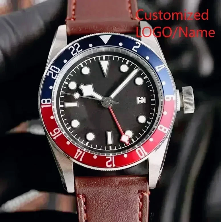 Stylish Gentleman Automatic Mechanical Watche Timekeepers Polished Stainless Enclosure Distinct Luminous Hour Indexes Cozy Black