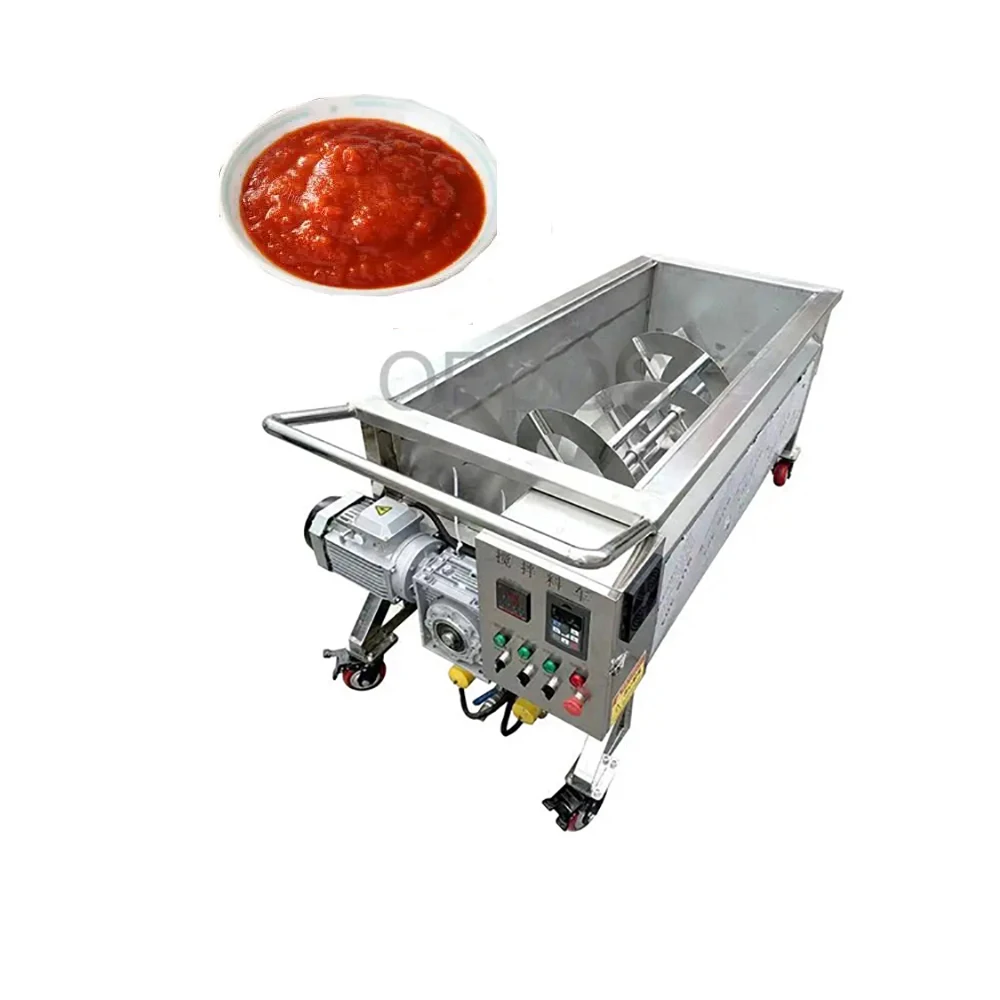 

Industrial Bbq Tomato Chili Sauce Cooking Seasoning Sauce Paste Mixer Machine