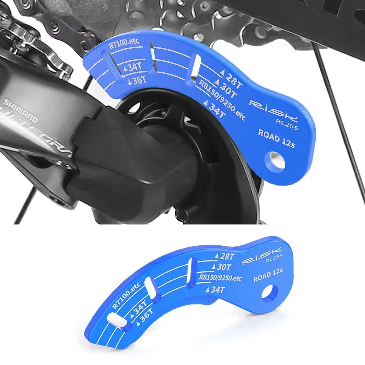 1PC Road Bike 12T Electric Rear Derailleur Adjuster Adjustment Gauge Guide Tool Chain Gap Tool For R7100 R7150 RX820 R8150