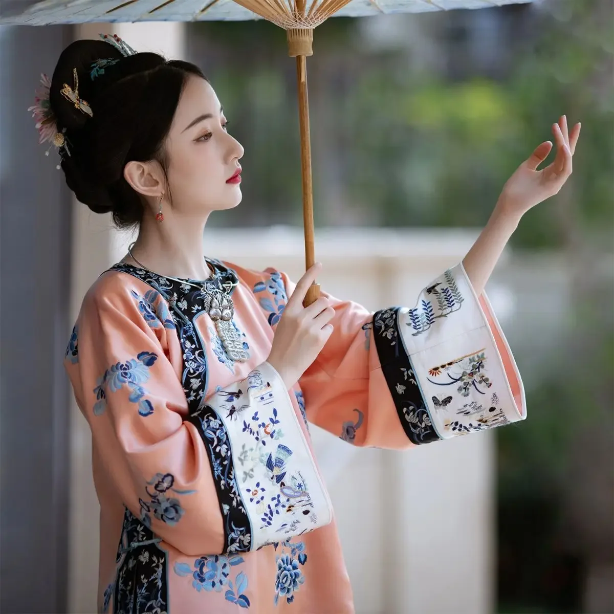 

2022 Sping Chinese Traditional National Style Cheongsam Shirt Top Loose Floral Printing Tang Suit Women's Clothing Hanfu Shirts