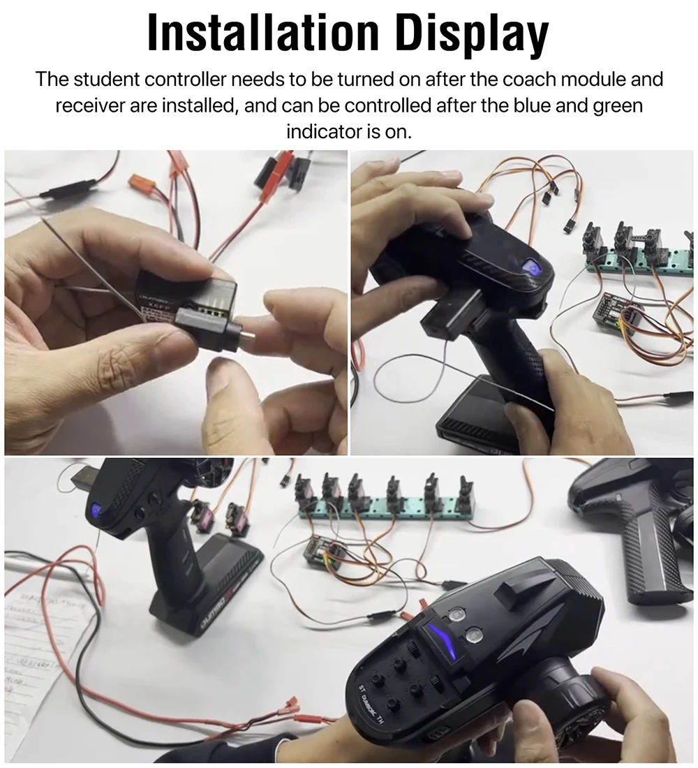 DUMBORC X6FP RC Ontvanger Draadloze Coach Module voor Zender X5P/X6PM/X6P RC Auto Boot