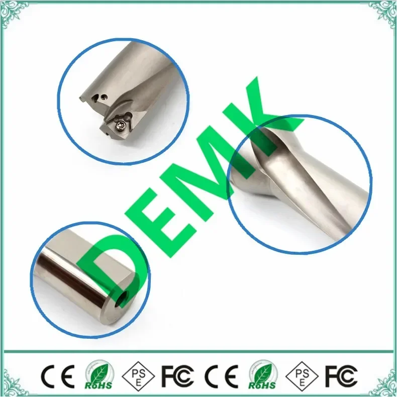 14mm-40mm 5D depth fast drill U drill Indexable bit drilling for Each brand WCMX WCMT series insert mechanical Lathe CNC 1pcs