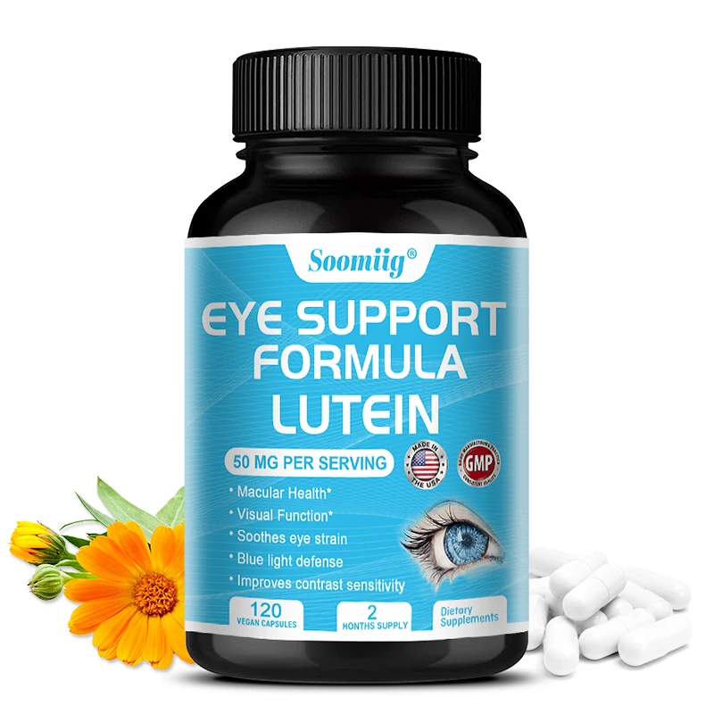 

Soomiig Lutein Capsules Contain Calendula Trans-zeaxanthin, Which Protects Eye Health and Reduces Visual Fatigue