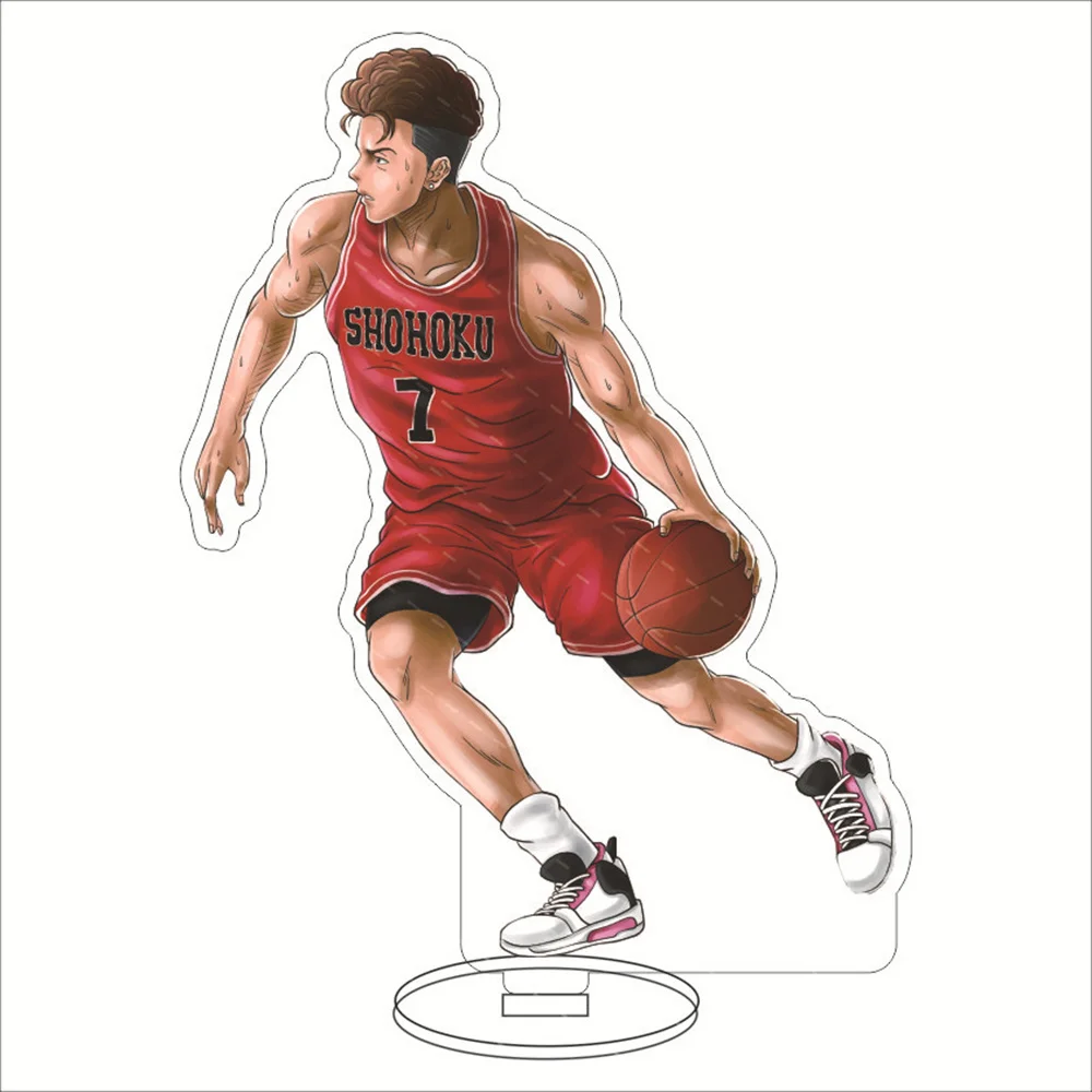 Classic Anime SLAM DUNK Kaede Rukawa Sakuragi Hanamichi Acrylic Standing Role Figure Model Plate Birthday Prop Fans Gifts