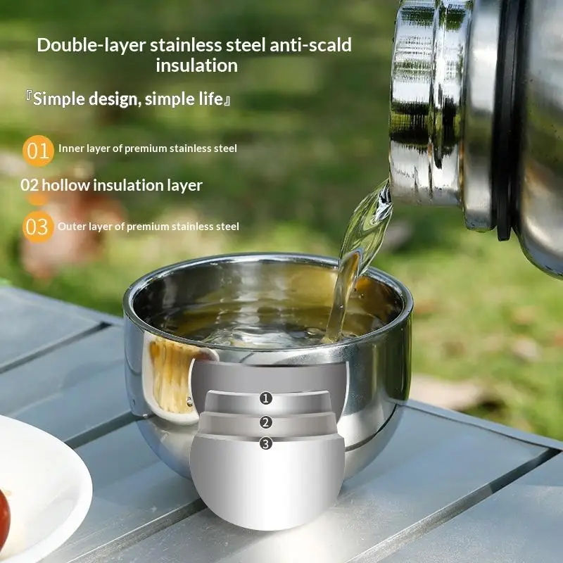 Thicken Stainless Steel Espresso Cup 50/75/100/150ML Double Layer Insulated Coffee Mug for Home Breakfast Use