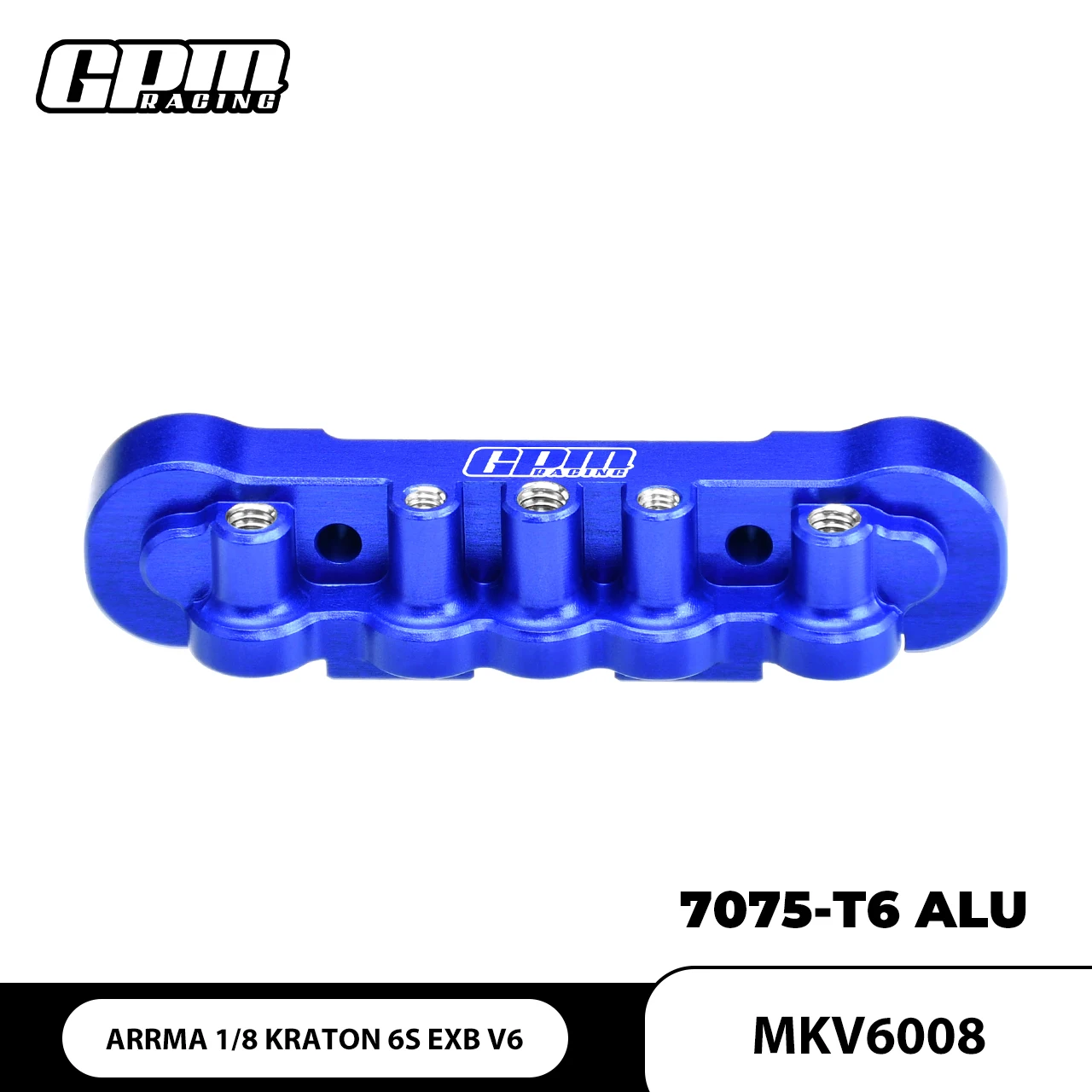 GPM 7075 Alloy Front Lower Suspension Mount ARRMA 1/8 Kraton 6S EXB V6 Fireteam RTR ARA7618