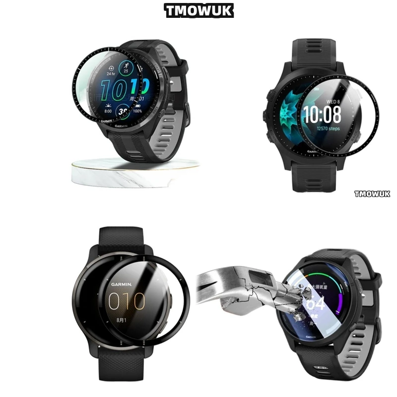 

For Garmin Forerunner 158 165 245 255 255s 265 265s Flexible Screen Film 3D Full Cover Waterproof