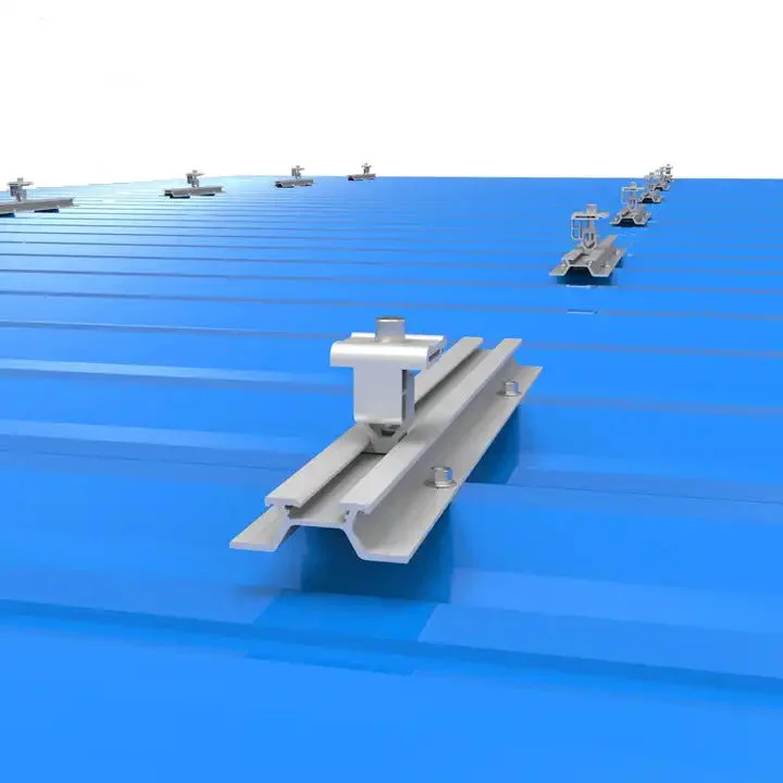 300mm Mini Rail Mount Kit, Trapezoidal Metal Roof PV Accessories, Compact Solar Energy Fittings for Narrow Space Household Solar