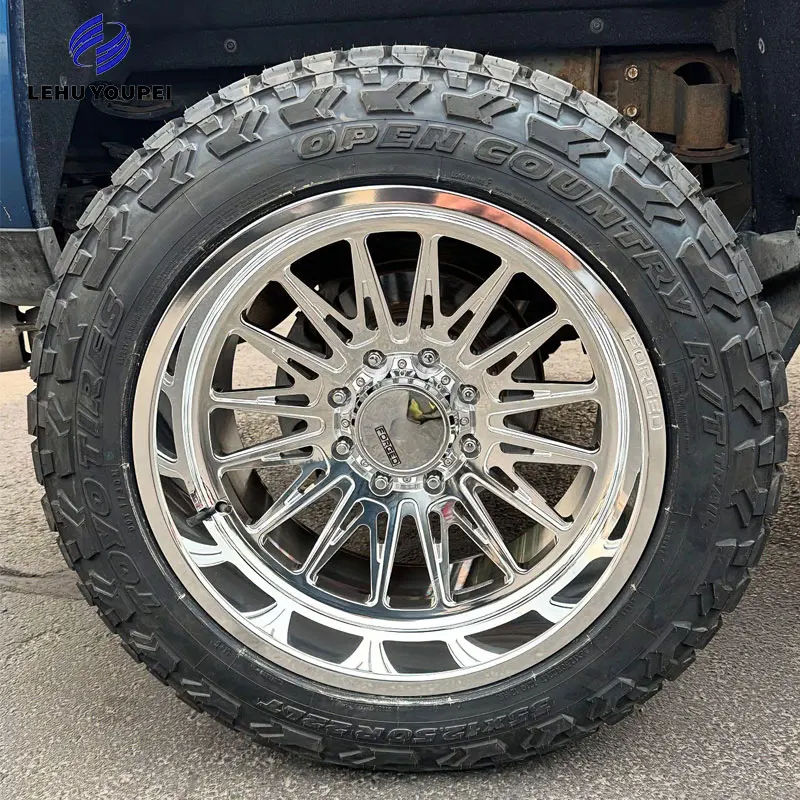 18-24 Inch Passenger Car Forged Wheels 5x114.3 5x120 PCD Chrome Deep Lip Multi-Spoke Performance Rims
