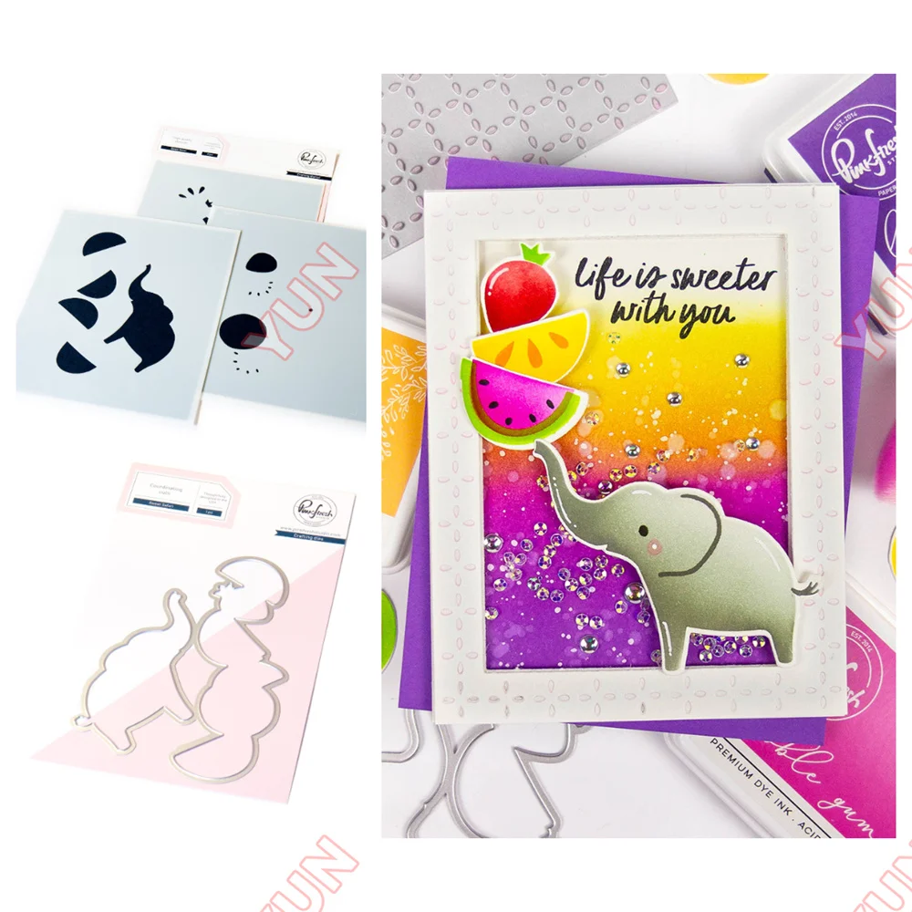 

Sweet Safari Dies Stamps Stencil Set Metal Cutting Dies DIY Scrapbooking Paper Cards Embossing Handmade Album 2025 New Cut Die