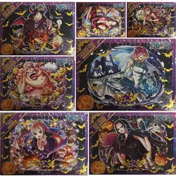 Anime ONE PIECE GPR series Halloween theme collection card Charlotte Pudding Jewelry Bonney Children's toys Board game card