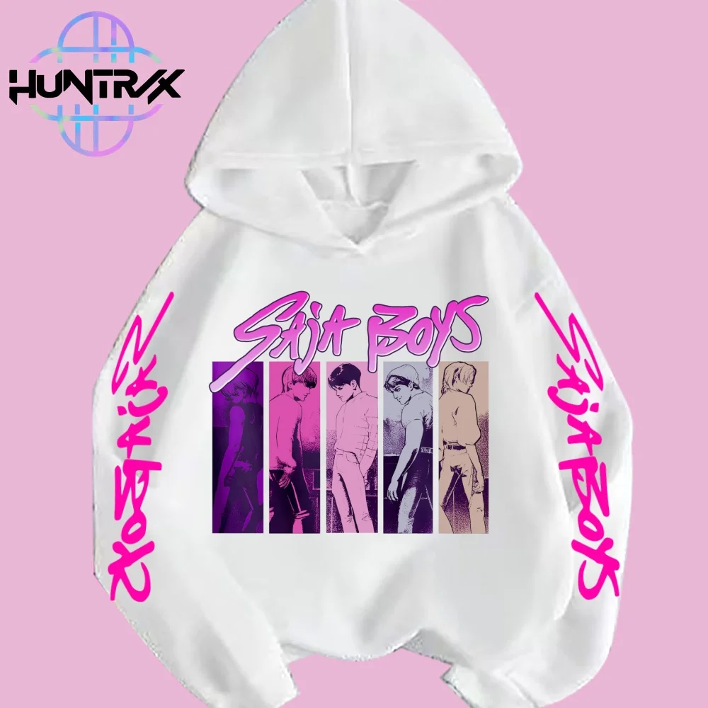 جديد 2025 KPop شيطان الصيادين الاطفال هوديي Kawaii الكرتون المطبوعة انغلق معطف بقلنسوة الأولاد الخريف سترة طفلة الملابس الشتوية #2