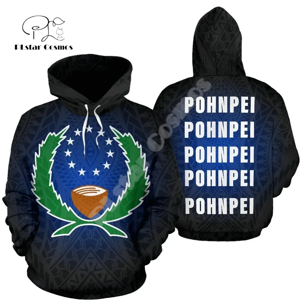 

Polynesia Culture Island Country Pohnpei Flag Tribal Colorful Turtle Tattoo Retro 3DPrint Harajuku Casual Funny Hoodies Jacket A