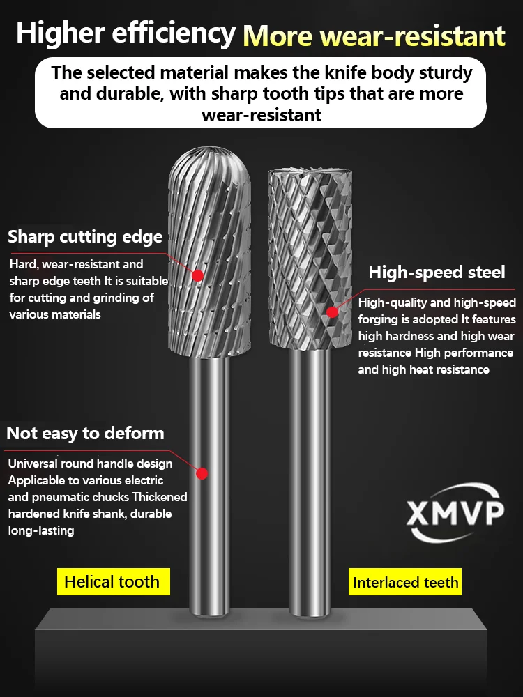 

Набор вращающихся напильников из высокоскоростной стали, шлифовальная головка для дерева, мягкого металла, специальная шлифовальная головка из электрического сплава для деревообработки, 6 мм.