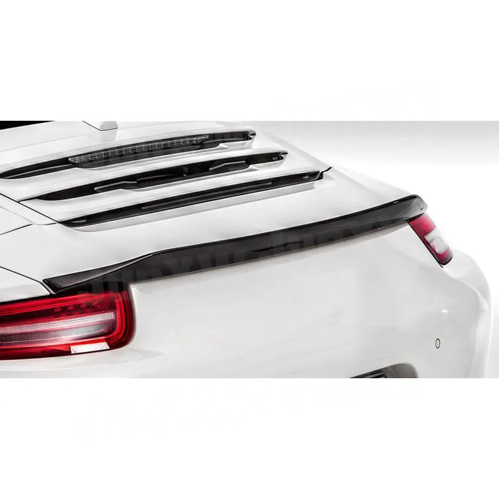 For 911 Carbon Fiber Car Rear Trunk Spoiler Wings For Porsche Carrera 911 991 2012 2013 2014 2015 VRS 911 V-RT Style FRP